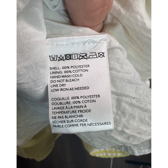 Urban Outfitters Seersucker Color Blocked Midi Dress Cottagecore Size XS - Picture 9 of 13